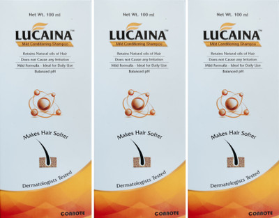 Lucaina Mild Conditioning Shampoo ( Pack Of 3*100ML)(300 ml)