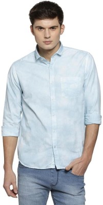 CAMPUS SUTRA Men Solid Casual Blue Shirt