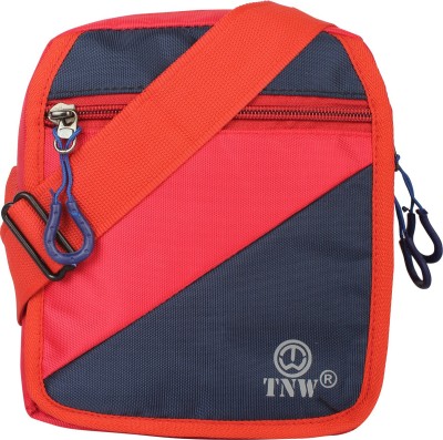 TnW Red, Blue Sling Bag Compact Sling