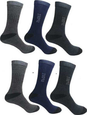 RAJAVI Unisex Mid-Calf/Crew(Pack of 6)