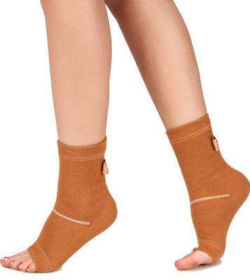 SE Rehabilitation Anklet Compression Support (Pair) Ankle Support(Beige)