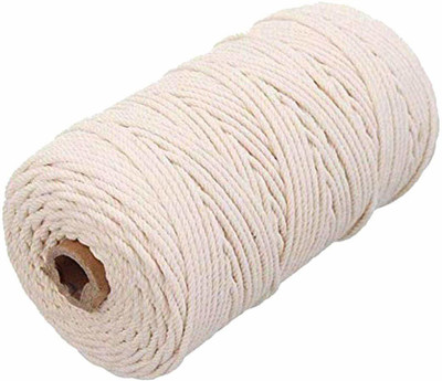 DIY Crafts Ivory Thread(100 m Pack of1)
