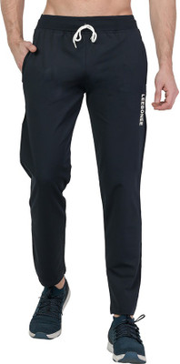 Leebonee Solid, Printed Men Dark Blue Track Pants