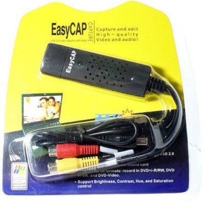 TECHON  TV-out Cable EasyCap Video And Audio Capturing Device directly from TV(Black, For TV)