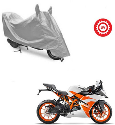 RPSENTTERPR Waterproof Two Wheeler Cover for KTM(Duke 200, Silver)