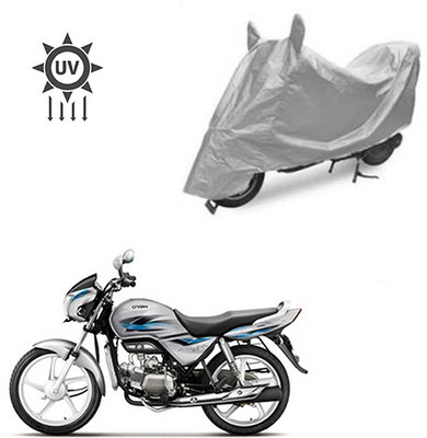 Atulit enterprises Two Wheeler Cover for Hero(Splendor Pro, Silver)