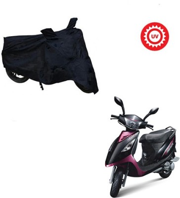 saanvi Two Wheeler Cover for TVS(Scooty Streak, Silver)