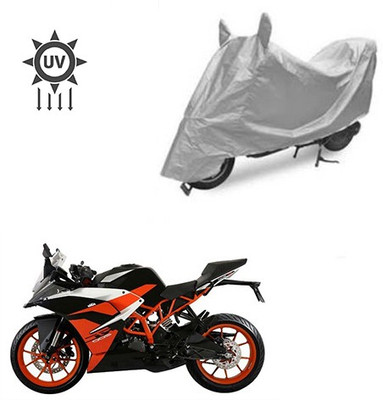 Atulit enterprises Two Wheeler Cover for KTM(RC 200, Silver)