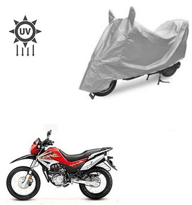 Feel heaven Two Wheeler Cover for Hero(Impulse, Silver)