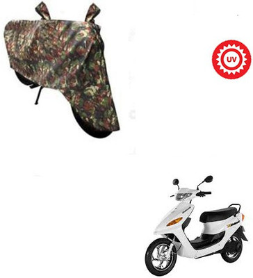 saanvi Two Wheeler Cover for Indus(Yo Electron, Multicolor)