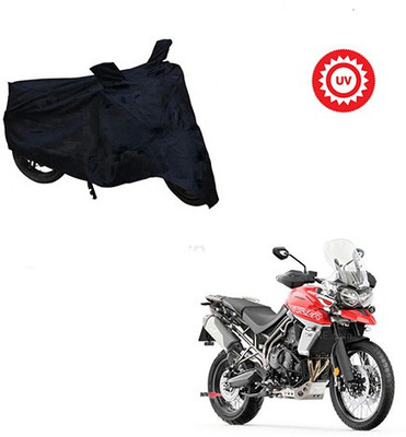saanvi Two Wheeler Cover for Triumph(Tiger 800 XCA, Silver)