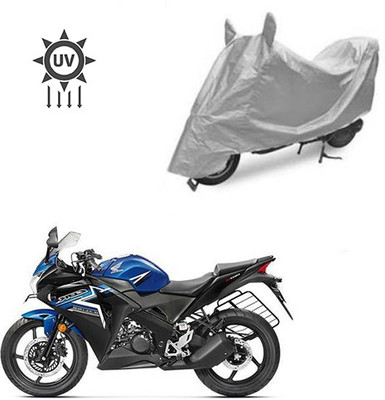 Atulit enterprises Two Wheeler Cover for Honda(CBR 150R, Silver)