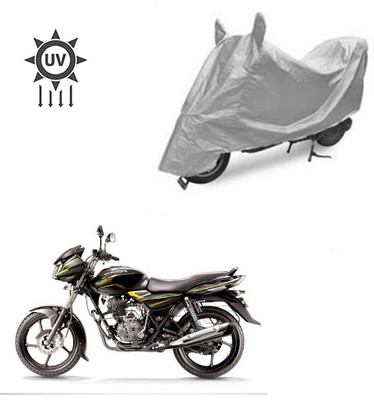 Atulit enterprises Two Wheeler Cover for Bajaj(Discover 100 DTS-i, Silver)