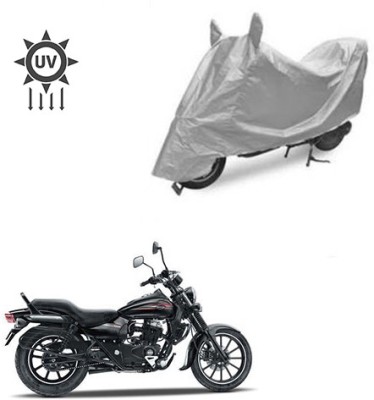 Atulit enterprises Two Wheeler Cover for Bajaj(Avenger 150 Street, Silver)