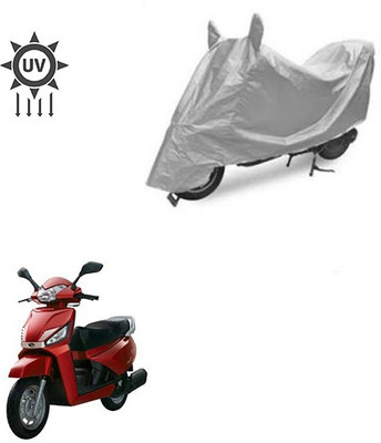 Atulit enterprises Two Wheeler Cover for Mahindra(Gusto, Silver)