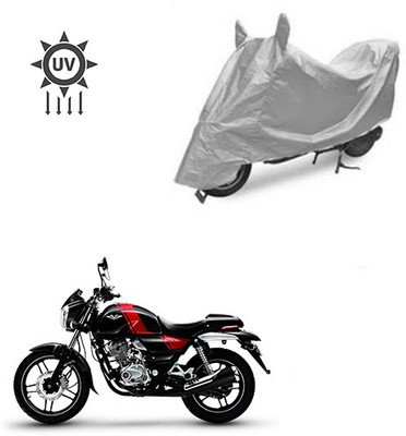 Atulit enterprises Two Wheeler Cover for Bajaj(V 150, Silver)