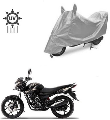 Atulit enterprises Two Wheeler Cover for Bajaj(Discover 150 s, Silver)