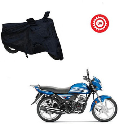 saanvi Two Wheeler Cover for Hero(CD 110 Dream, Silver)