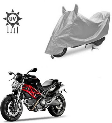 Atulit enterprises Two Wheeler Cover for Ducati(Monster 796 S2R, Silver)