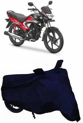 AASHTIK MART Two Wheeler Cover for Honda(Dream Yuga, Blue)