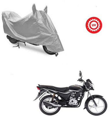 saanvi Two Wheeler Cover for Bajaj(Platina 100 DTS-i, Black)
