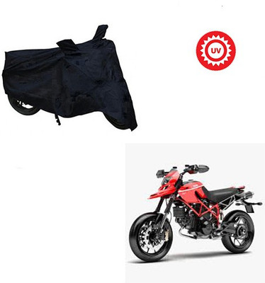 saanvi Two Wheeler Cover for Ducati(Hypermotard, Silver)