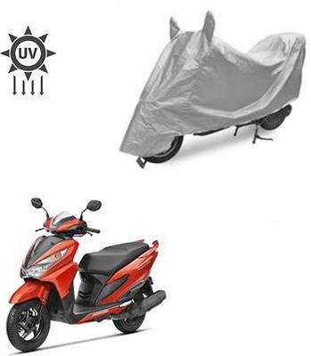Feel heaven Two Wheeler Cover for Honda(Grazia, Silver)
