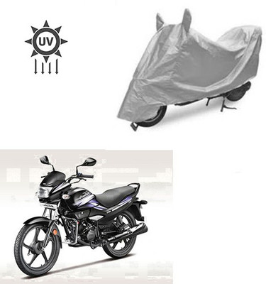Atulit enterprises Two Wheeler Cover for Hero(Super Splendor, Silver)