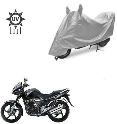 Atulit enterprises Two Wheeler Cover for Suzuki(GS 150R, Silver)