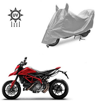 Atulit enterprises Two Wheeler Cover for Ducati(Hyperstrada, Silver)