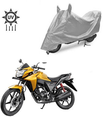 Atulit enterprises Two Wheeler Cover for Honda(CB Twister, Silver)