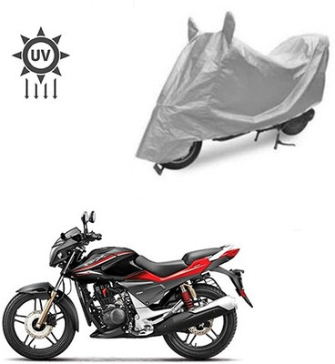 Atulit enterprises Two Wheeler Cover for Hero(CBZ Extreme, Silver)