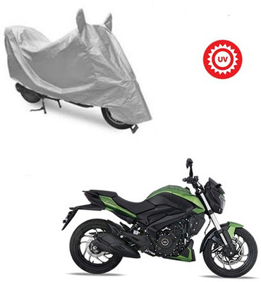 RPSENTTERPR Waterproof Two Wheeler Cover for Bajaj(Dominar, Silver)