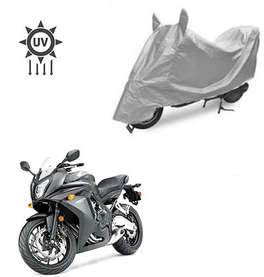 Atulit enterprises Two Wheeler Cover for Honda(CBR 650F, Silver)