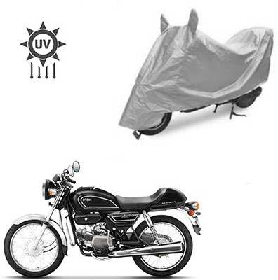 Atulit enterprises Two Wheeler Cover for Hero(Splendor Pro Classic, Silver)