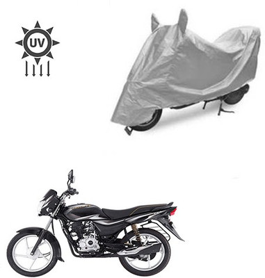 Atulit enterprises Two Wheeler Cover for Bajaj(Platina 100 DTS-i, Silver)