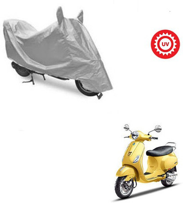 saanvi Two Wheeler Cover for Piaggio(Vespa SXL, Black)
