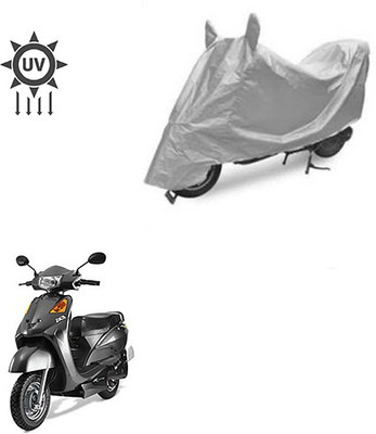 Atulit enterprises Two Wheeler Cover for Indus(Yo Spark, Silver)