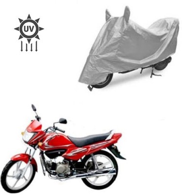 Feel heaven Two Wheeler Cover for Hero(Splendor NXG, Silver)