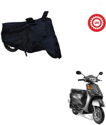 saanvi Two Wheeler Cover for Indus(Yo Spark, Silver)