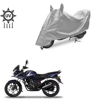 Atulit enterprises Two Wheeler Cover for Bajaj(Discover 150 f, Silver)