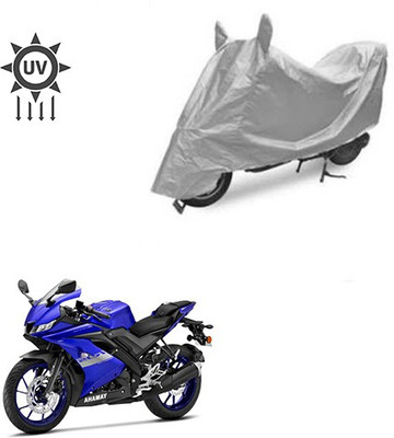 Atulit enterprises Two Wheeler Cover for Yamaha(R15 V3, Silver)