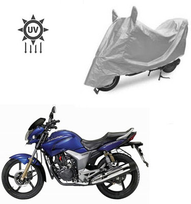 Feel heaven Two Wheeler Cover for Honda(CBZ TYPE 1, Silver)