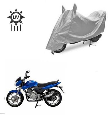 Atulit enterprises Two Wheeler Cover for Bajaj(DTS-i, Silver)