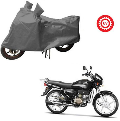RPSENTTERPR Waterproof Two Wheeler Cover for Hero(Splendor Plus, Grey)