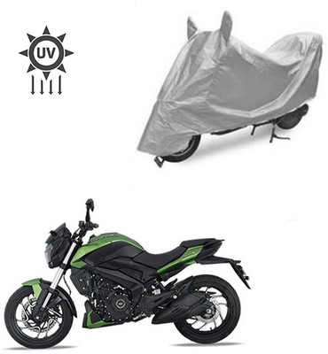 Atulit enterprises Two Wheeler Cover for Bajaj(Dominar, Silver)