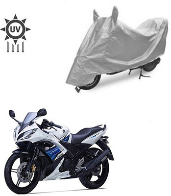 Atulit enterprises Two Wheeler Cover for Yamaha(YZF R15 S, Silver)