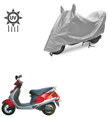 Atulit enterprises Two Wheeler Cover for Kinetic(Nova, Silver)