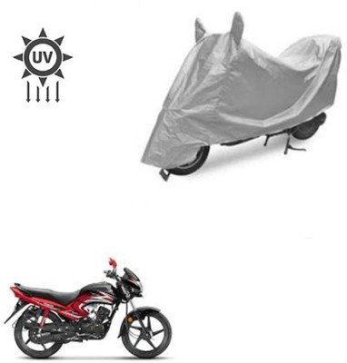 Atulit enterprises Two Wheeler Cover for Honda(Dream Yuga, Silver)