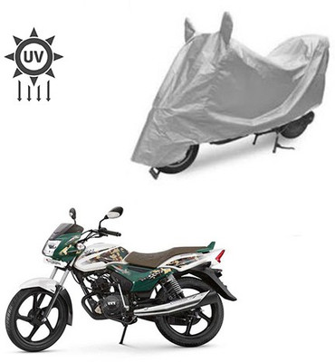 Feel heaven Two Wheeler Cover for TVS(Star, Silver)